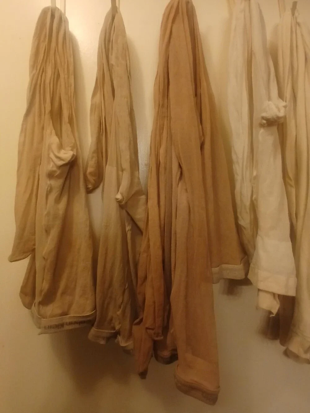 Lot of 7 Women's Panty Hose size M/L 4  Calvin Klein 3 Unbranded